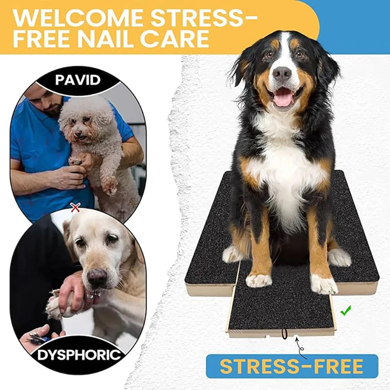 Pet Nail File Board Dog Paw Nail Scratch Pad Trimming Pads