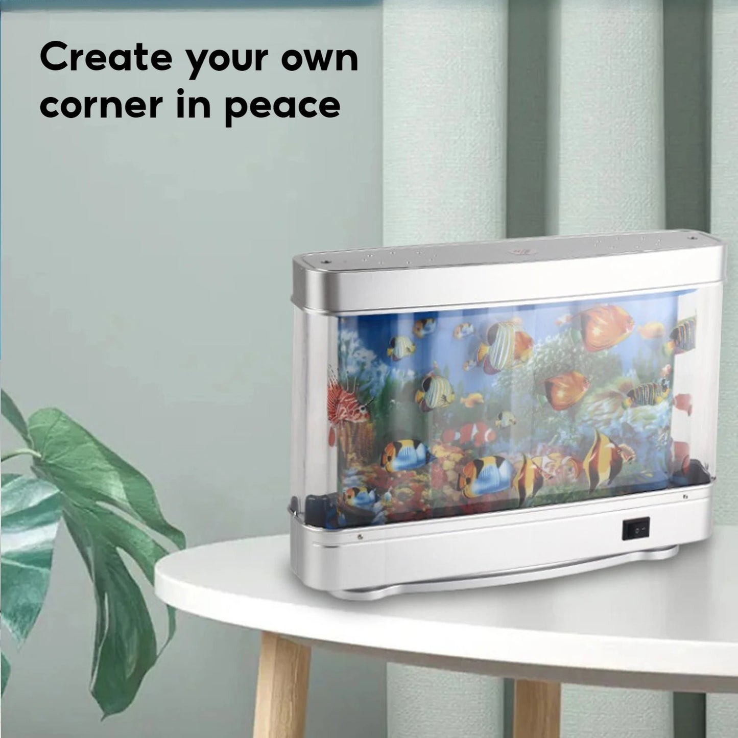 Artificial Aquarium: Fascinating Moving Fish Tank Lamp