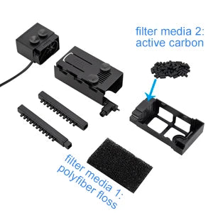 Fish Tank 8 Gallon LED Glass Aquarium Kit for Starters