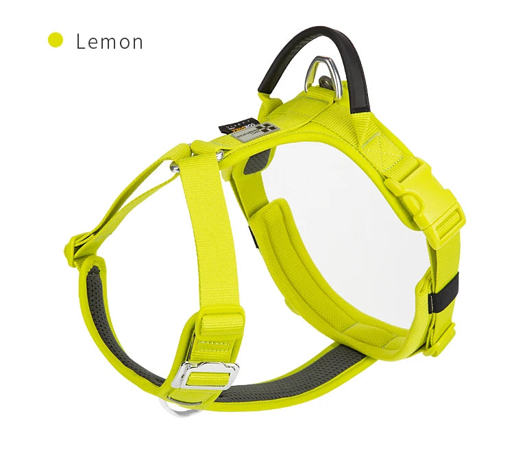 Small Combination No Pull Dog Harness Adjustable Nylon Reflective Vest for Comfortable Control Walking and Running Accessories