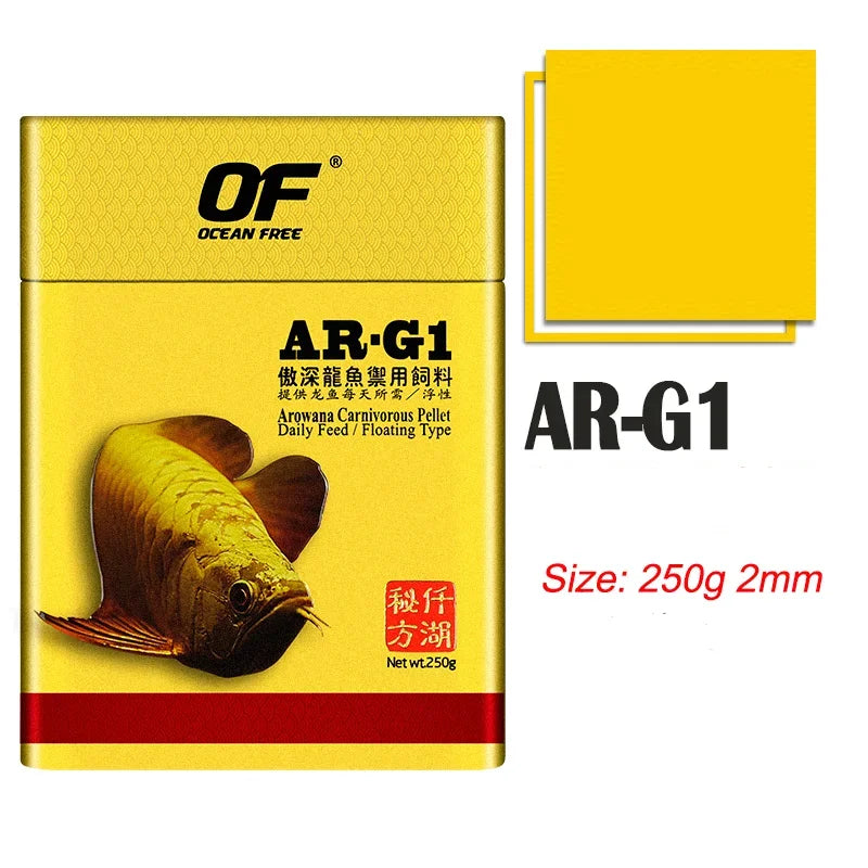 Fish Tank Arowana Feed Red Silver Special Aquarium Food Granule