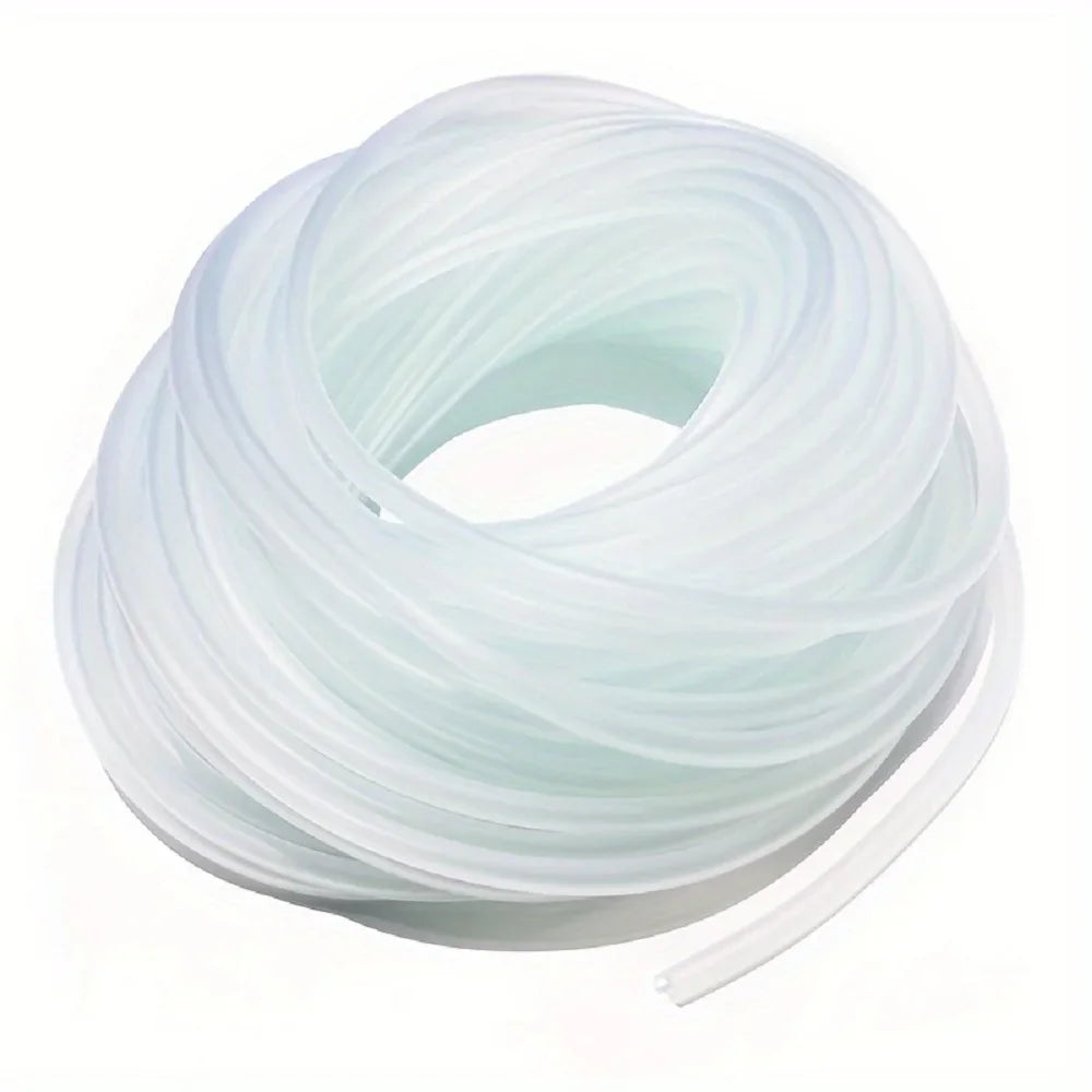 Silicone Aquarium Oxygen Pump Hose Air Bubble Stone Fish Tank Pond Pump Tube Food Grade Material 4x6mm Length Options 1m 3m 5m 10m