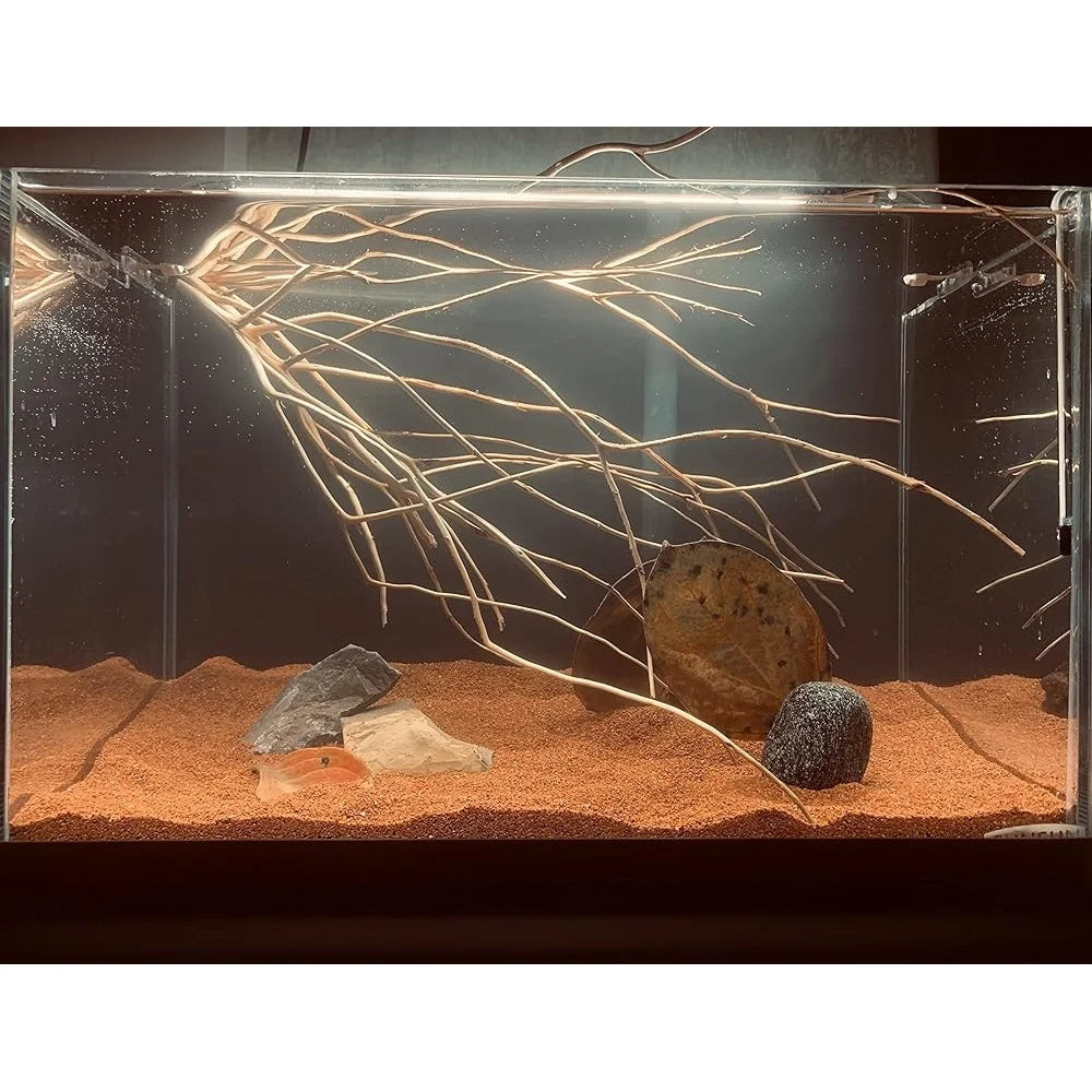 11 Pound Natural Red Sand Aquarium Substrate Coarse Lava Rock Soil Fish Tank Plant Gravel Landscaping Succulent Additive