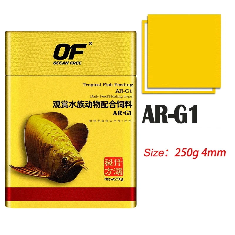 Fish Tank Arowana Feed Red Silver Special Aquarium Food Granule