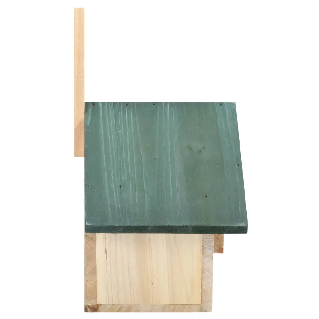 Bird Houses 4 Pcs 9.4 Inch x 6.3 Inch x 11.8 Inch Firwood