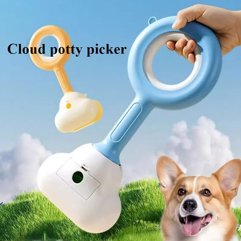 Cloud Potty Picker Dog Pooper Scooper Pet Potty Cleaner for Outdoor Walks