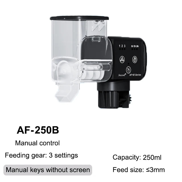 Jebao Automatic Fish Tank Feeder Intelligent Aquarium Feeding Digital Timing High Capacity Fish Feeder Fishbowl Accessories