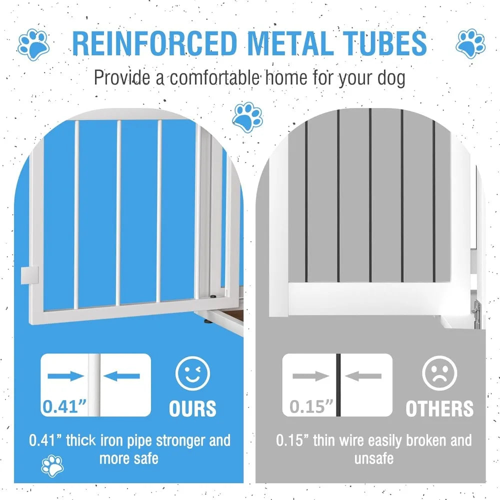 Masterpiece Double Wooden Dog Crate Furniture For 2 Dogs