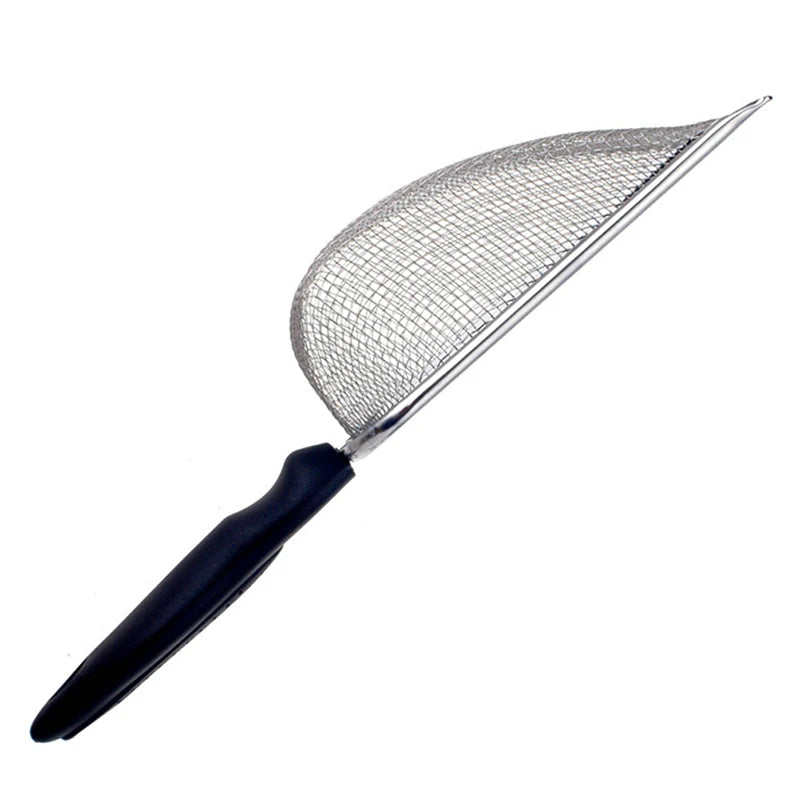 Pet Cleaning Tools Stainless Steel Feces Shovel Cat Litter Shovel Reptile Lizard Sand Shovel Mesh Screen Fecal Spoon