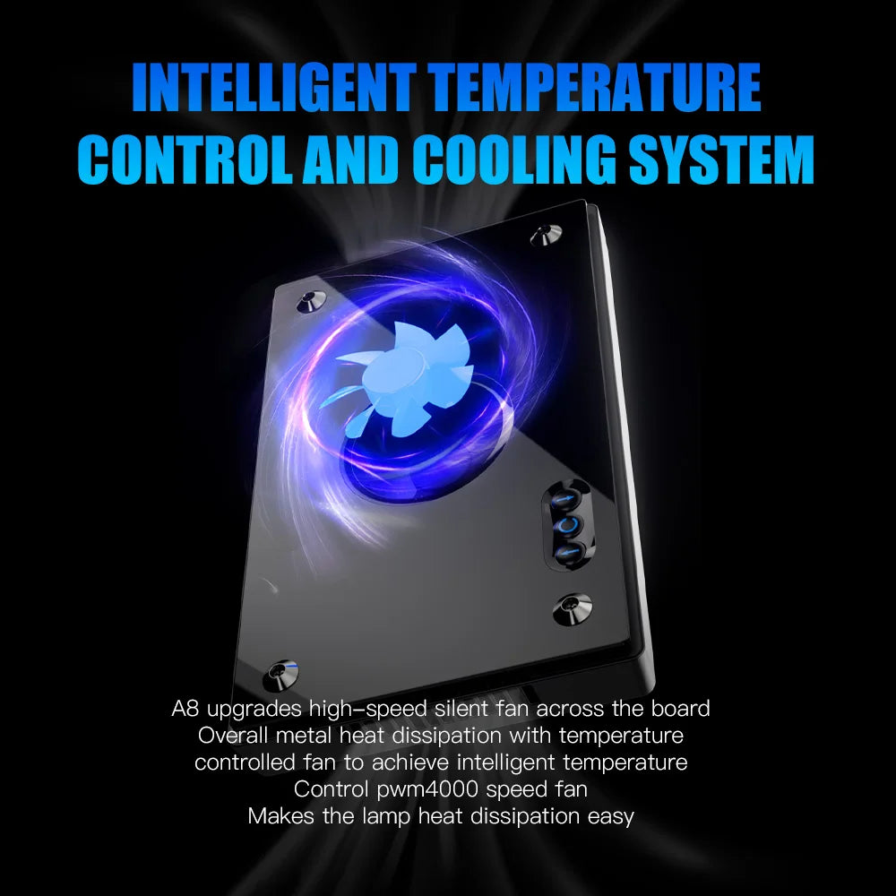 A8se II Max and Blue 240W WiFi APP Control Saltwater Aquarium Fish Tank Coral Reef LED Light SPS LPS