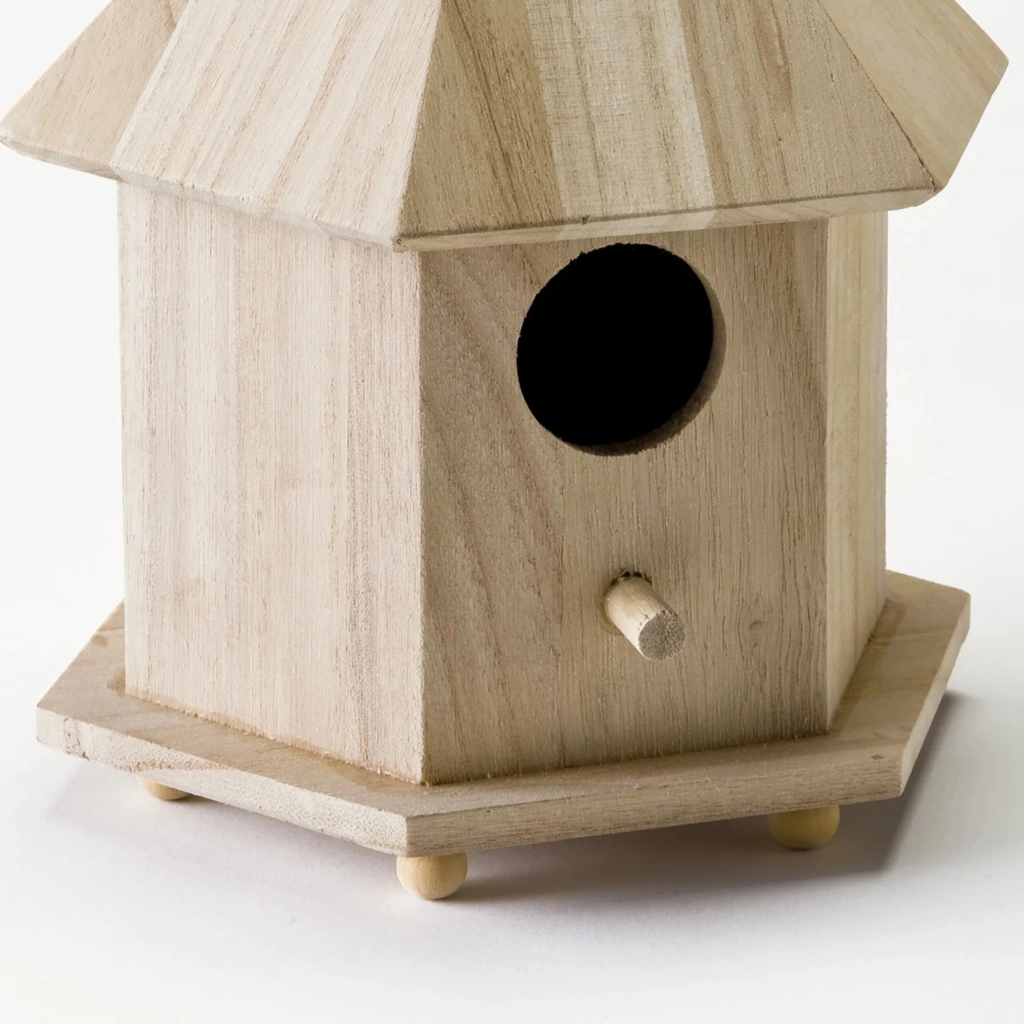 Unpainted Wooden Bird House Kit For DIY Painting And Outdoor Decor For Kids