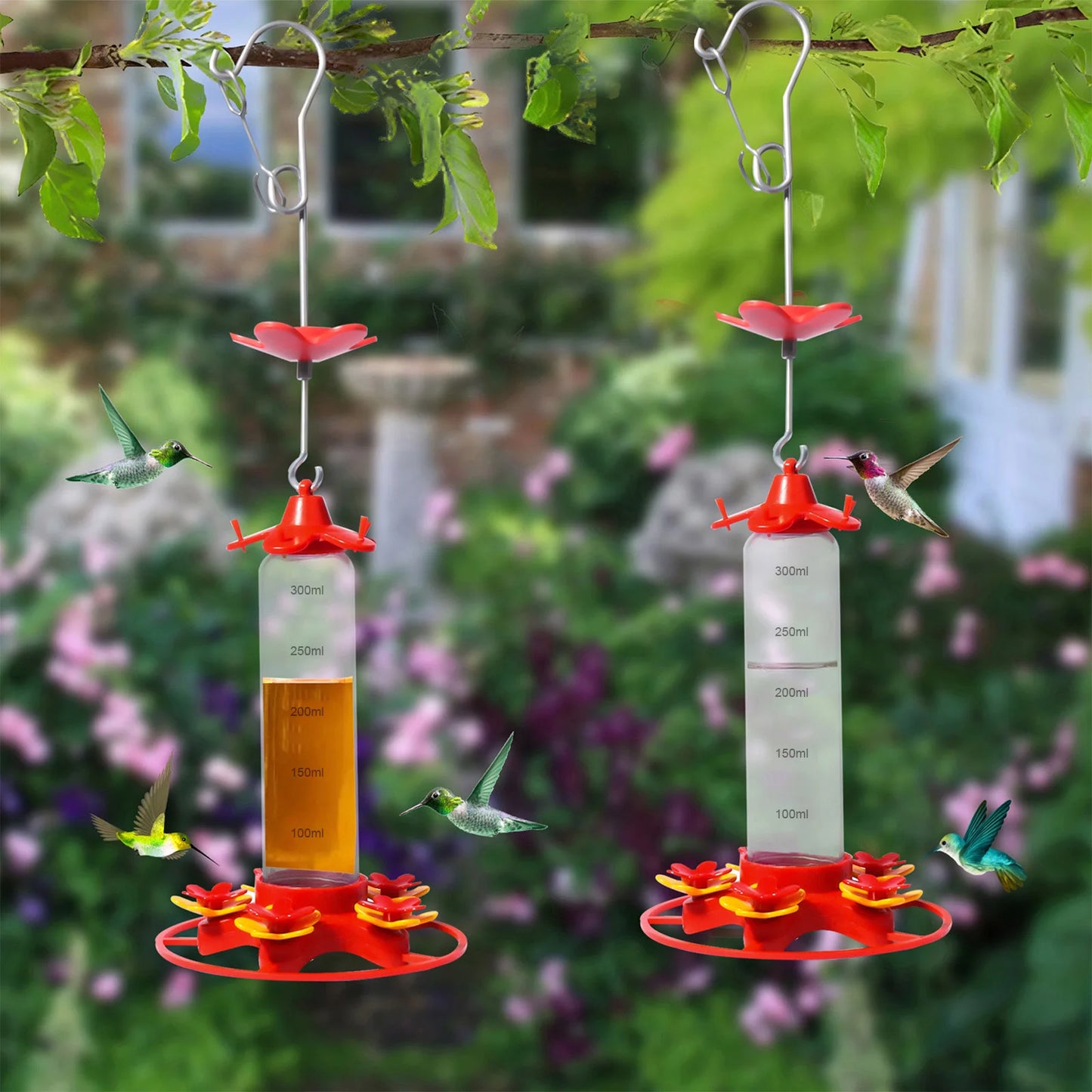 Hummingbird Water Feeders Hanging Garden Hummingbird Drinker