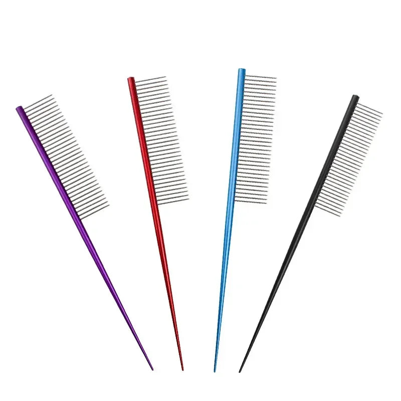 Pet Grooming Comb Undercoat Rake Tool for Cats and Dogs Easy Tangle Removal for Small Medium and Large Breeds