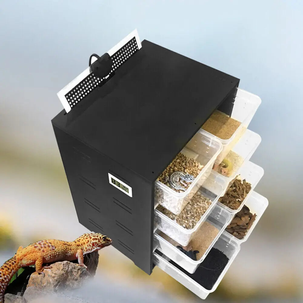 Professional Large Acrylic Feeding Box Reptile Breeding Tank Insect Spider Turtle Cage Lizard Pet Enclosure