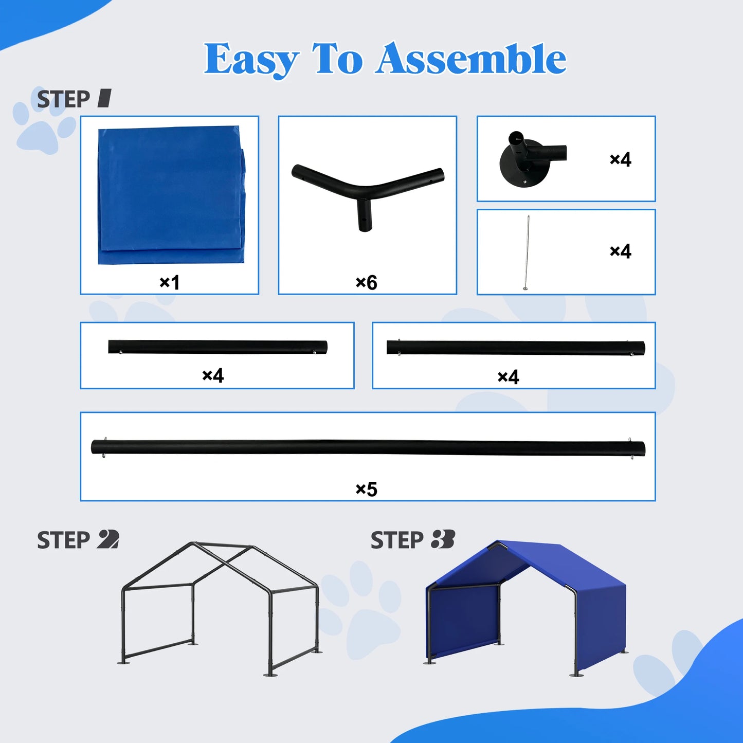 Dog Shade Shelter Outdoor Tent for Small Medium Dogs