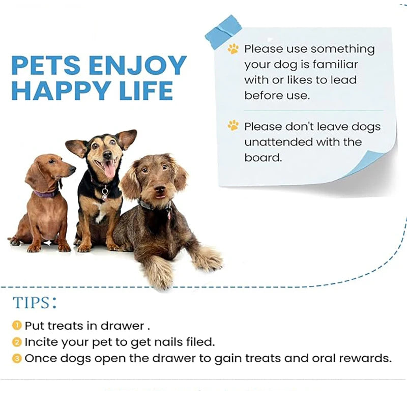 Pet Nail File Board Dog Paw Nail Scratch Pad Trimming Pads