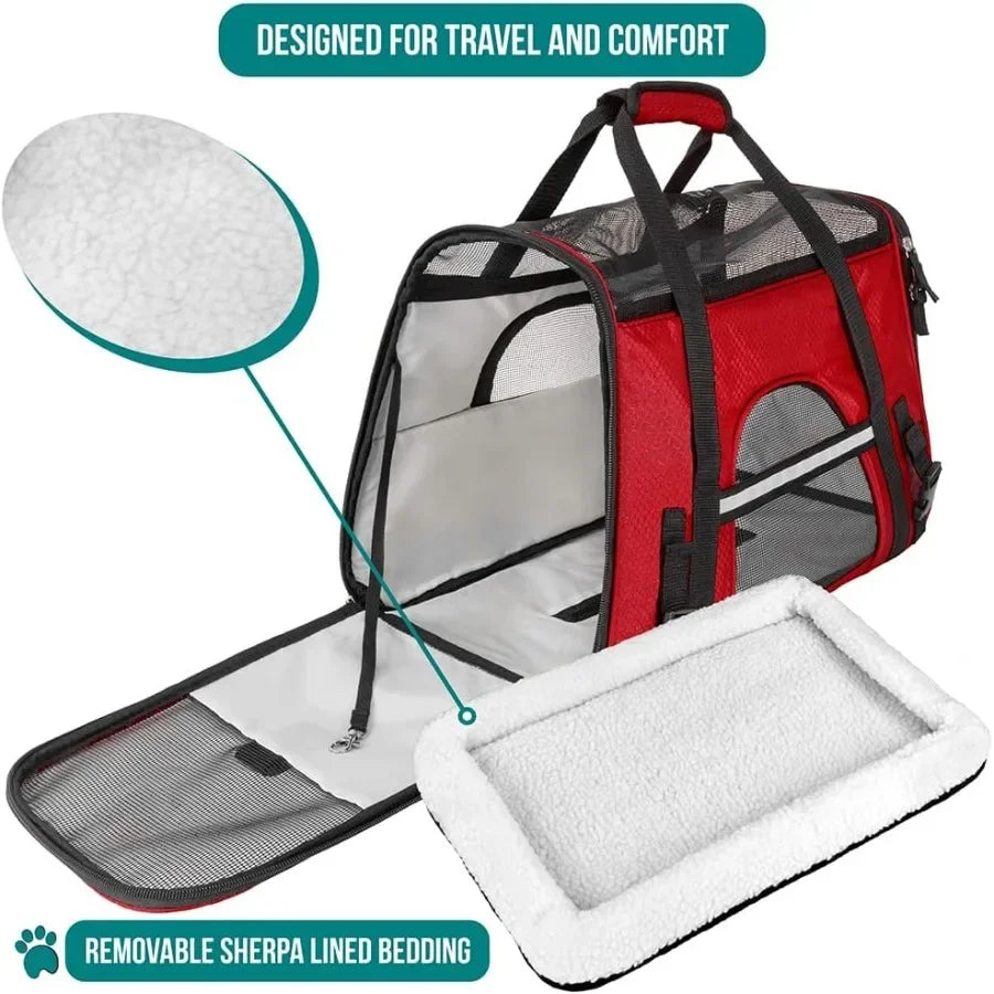 Airline Approved Pet Carrier For Cats And Small Dogs