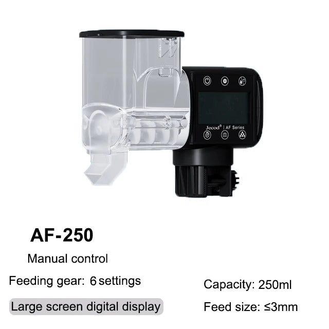 Jebao Automatic Fish Tank Feeder Intelligent Aquarium Feeding Digital Timing High Capacity Fish Feeder Fishbowl Accessories