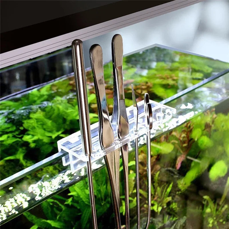 Aquarium Scissors Tweezers Tool for Fish Tank Plants Stainless Steel Cleaning Tools Accessories