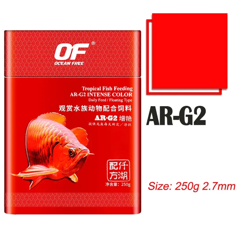 Fish Tank Arowana Feed Red Silver Special Aquarium Food Granule