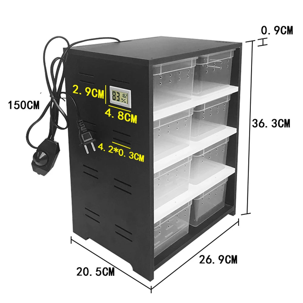Professional Large Acrylic Feeding Box Reptile Breeding Tank Insect Spider Turtle Cage Lizard Pet Enclosure