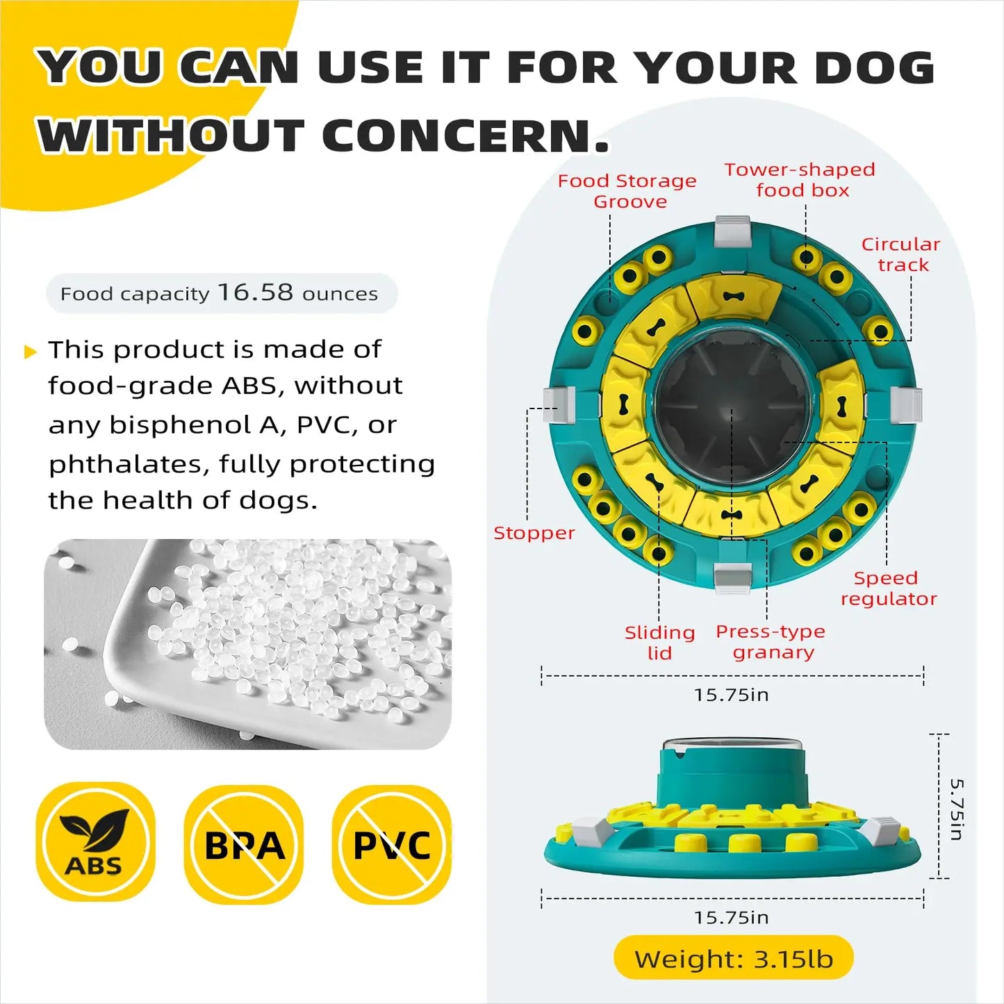 KADTC Dog Advanced Puzzle Toys Level 4 for Smart Dogs