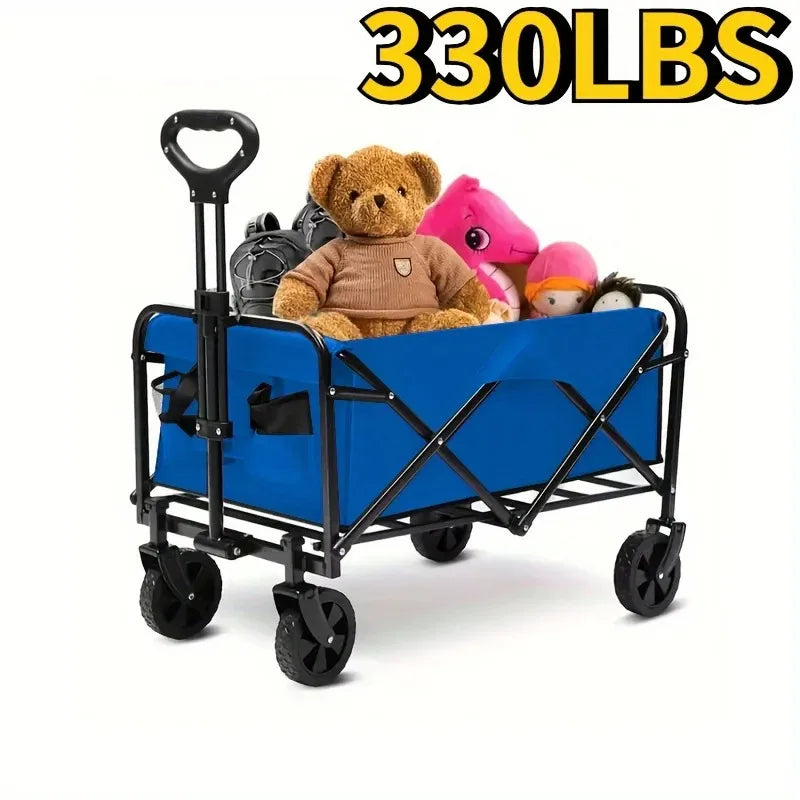 Wagon Cart Foldable Heavy Duty Utility Cart for Groceries