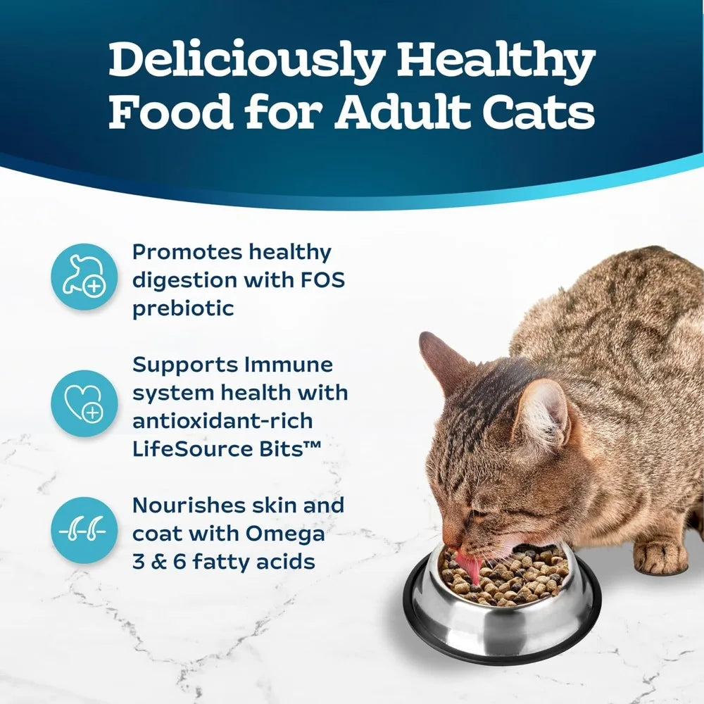 Tastefuls Natural Dry Food for Adult Cats Sensitive Stomach Chicken and Brown Rice Recipe 15 lb Bag