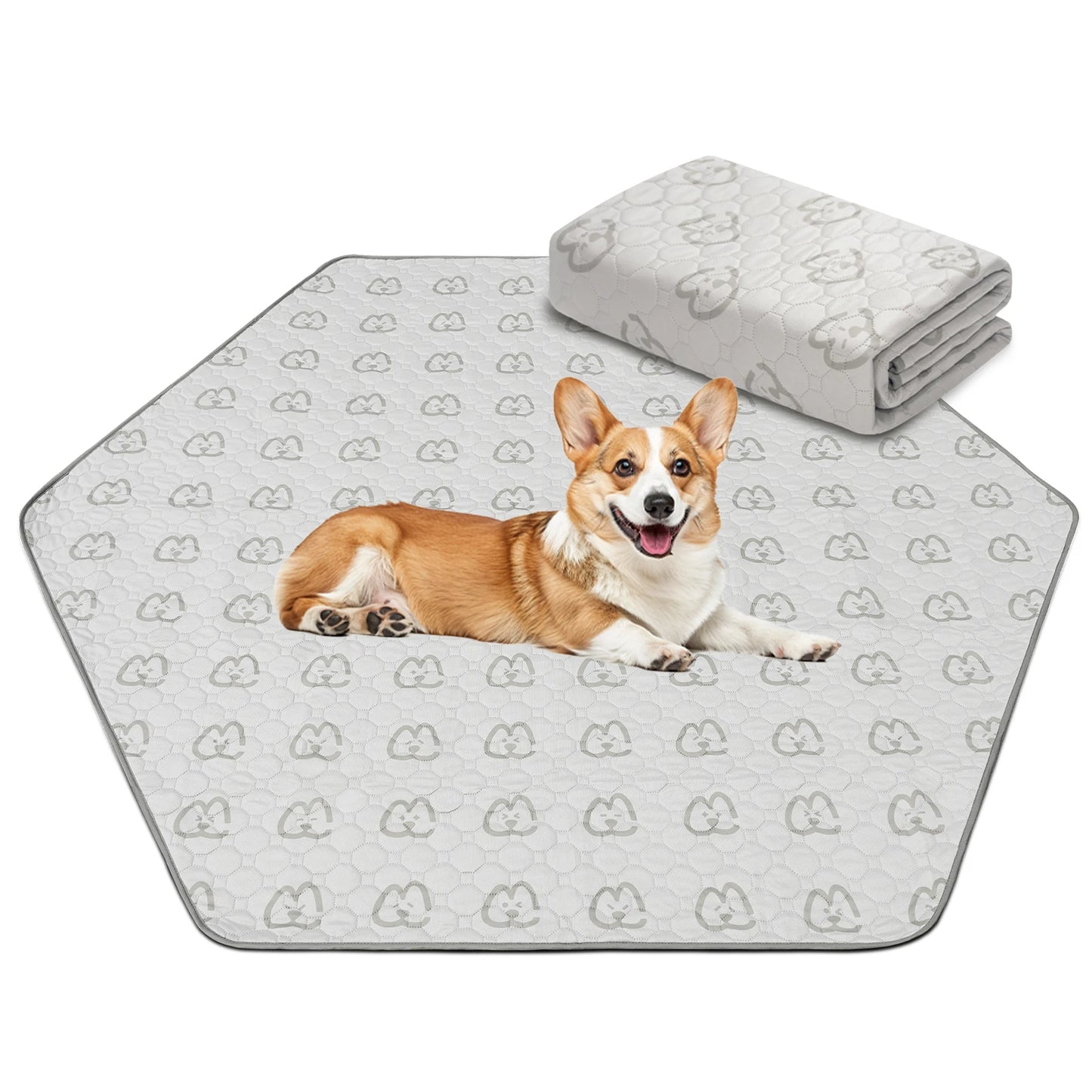 FXW Washable Dog Pee Pads Super Absorbent Puppy Training Pads for Crate Sofa and Bed