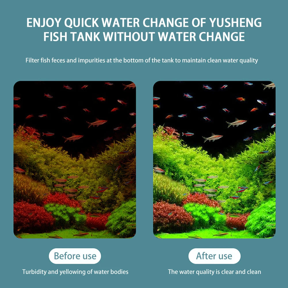 Tank Filter Ultra Quiet Fish Tank Filtration Pump Add Oxygen 3 in 1 Multifunction Internal Aquarium Filter Pump Accessories