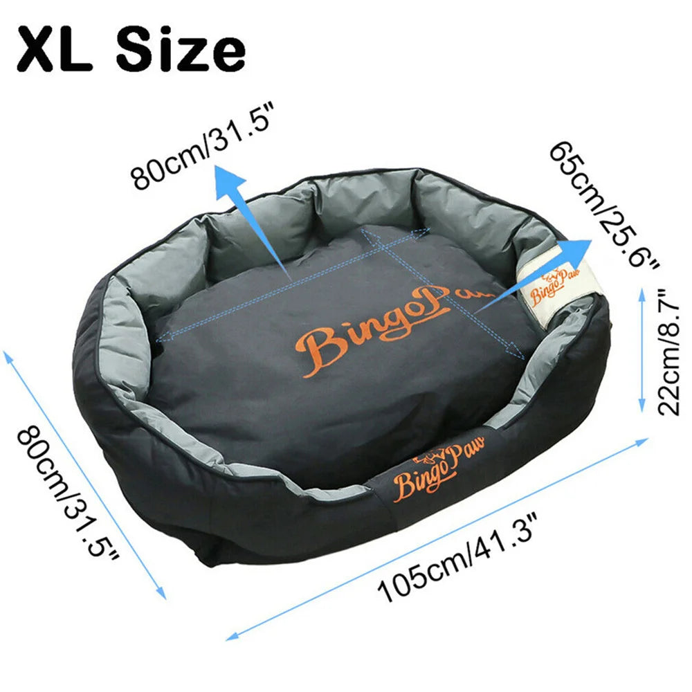 Waterproof XXL XL L Orthopedic Sofa Dog Bed Removable Cushion