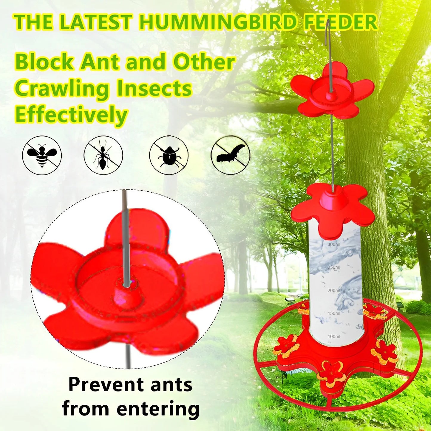 Hummingbird Water Feeders Hanging Garden Hummingbird Drinker