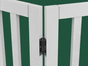 Dog Gate Indoor Freestanding Wooden Pet Fence for Home