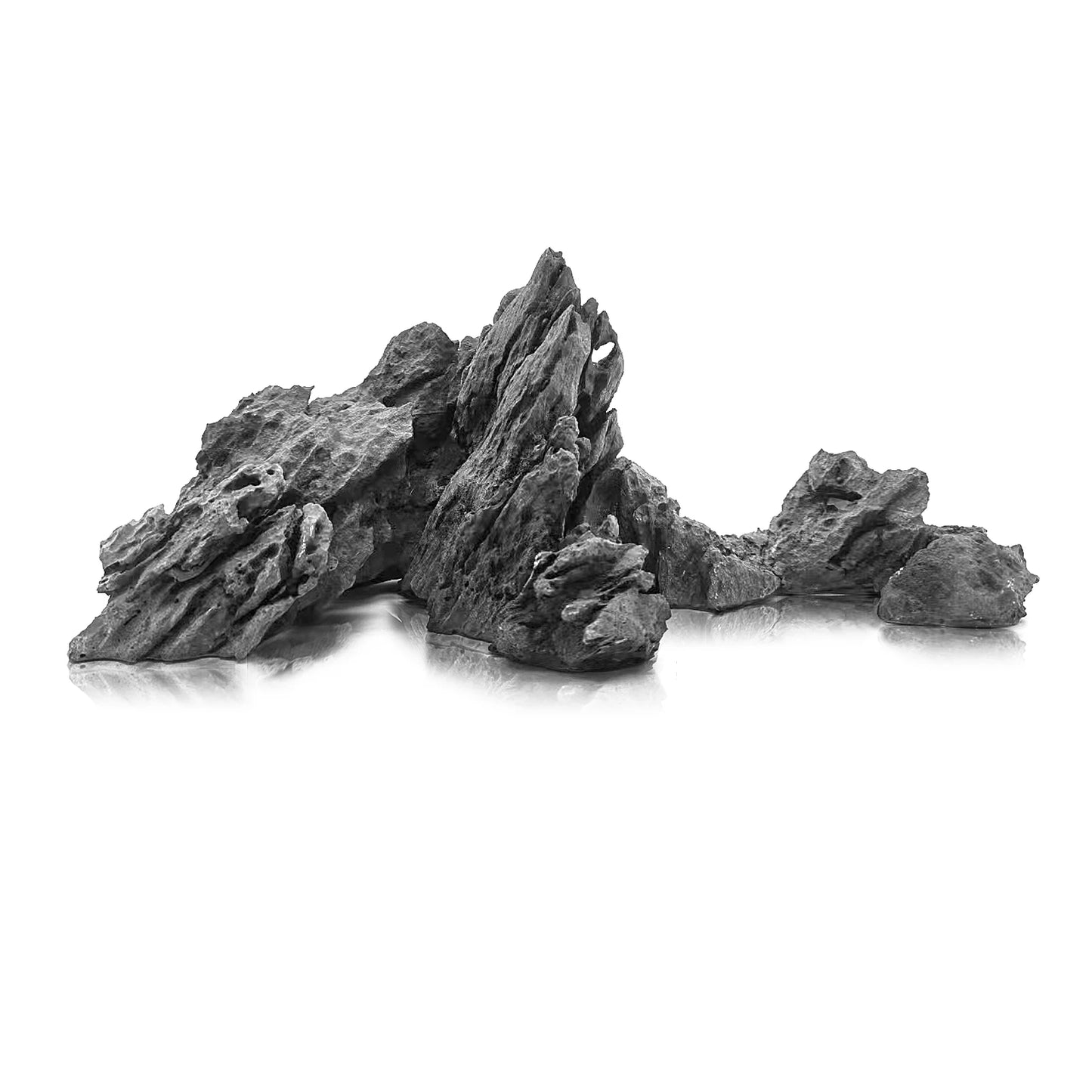 FZONE Aquarium Resin Seiryu Stone Model PH Nature Aquarium Rocks for Aquascaping and Micro Landscapes