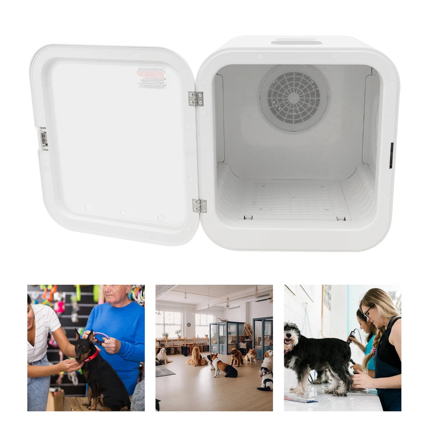 62L Portable Cat Dog Dryer Box 110V 800W Adjustable Temp