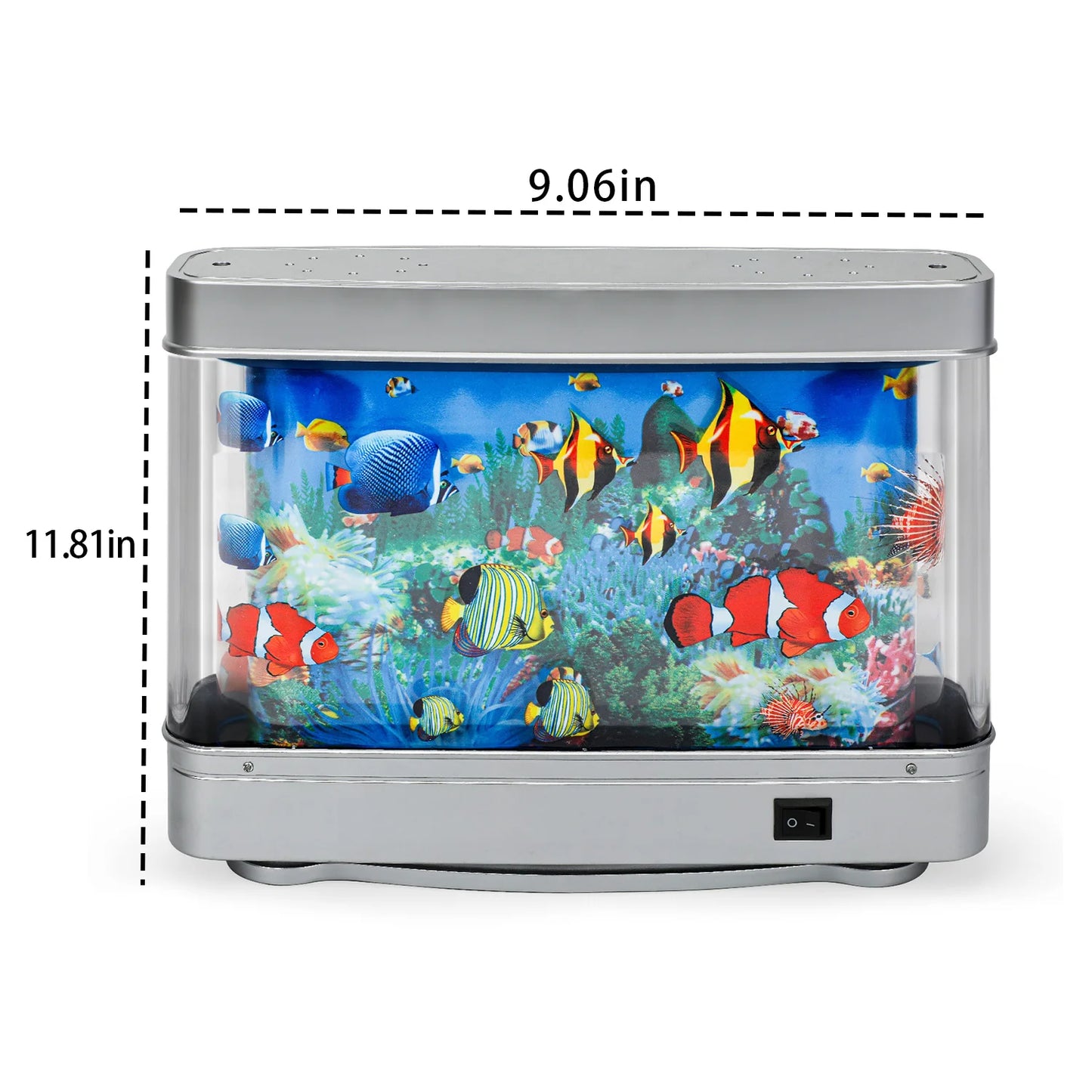 Artificial Aquarium: Fascinating Moving Fish Tank Lamp