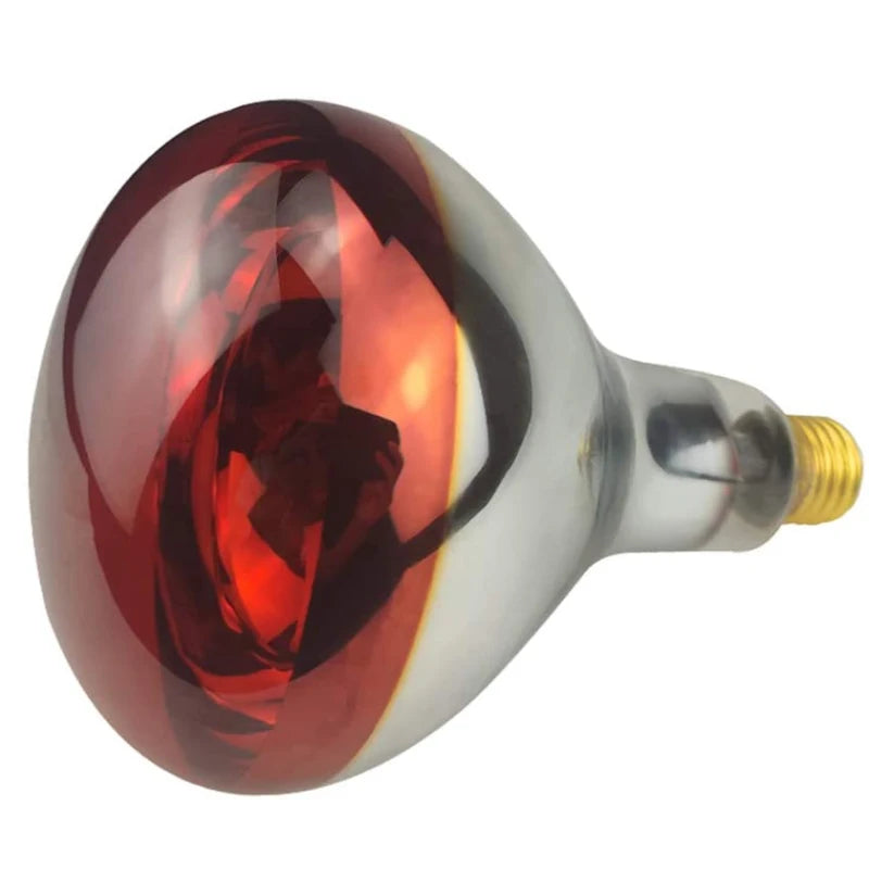BONGBADA Infrared Heating Lamp for Chickens Ducks Piglets Pets Food Physiotherapy Red White R125 100W 275W