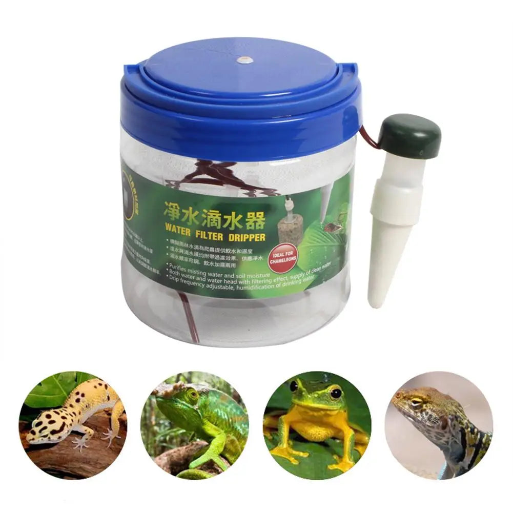 Chameleon Water Drinker Rainforest Cylinder Reptile Humidifier