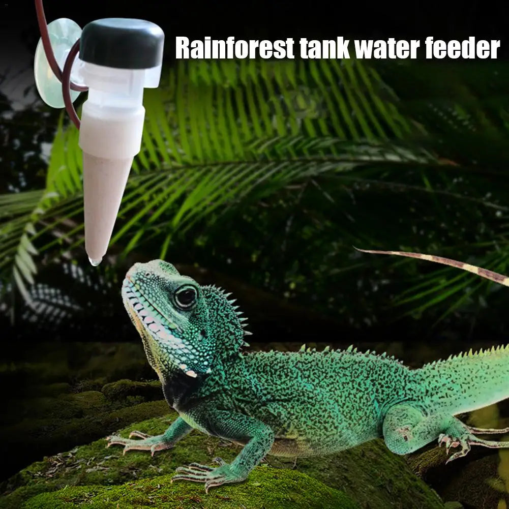 Chameleon Water Drinker Rainforest Cylinder Reptile Humidifier