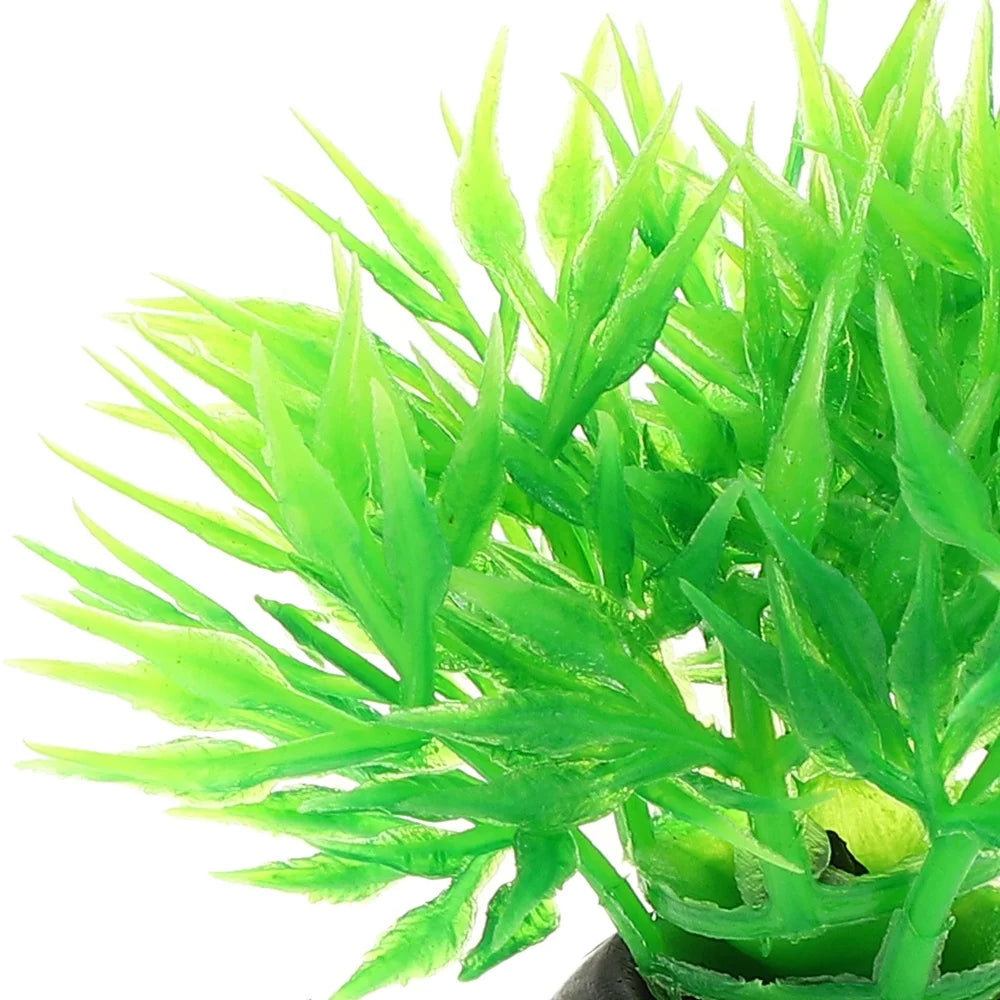 20 Pieces Artificial Aquarium Plants Plastic Fish Tank Decor Easy Maintenance Non Fading Washable Hiding Places