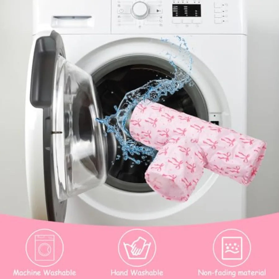 Guinea Pig Tunnel 3 Way Washable Hideout Pink Bow Foldable