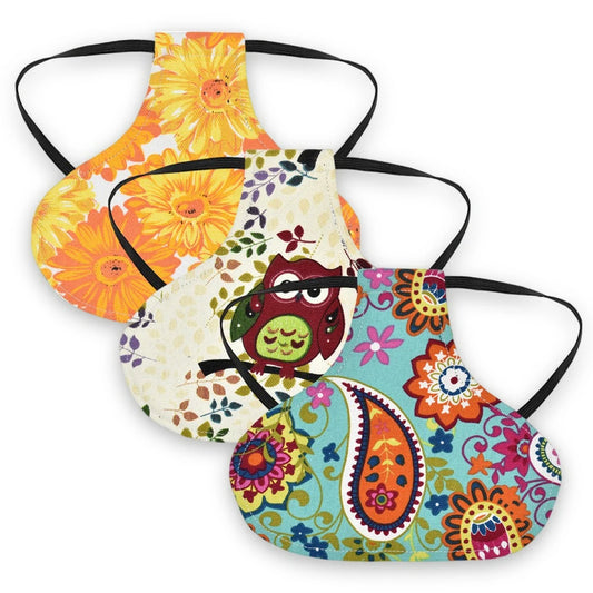 Pack of 5 Chicken Saddle Canvas Hens Apron Feather Protector Accessories