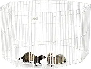 Midwest Ferret Nation Small Animal Exercise Cage 100 29 for Indoor and Outdoor Use
