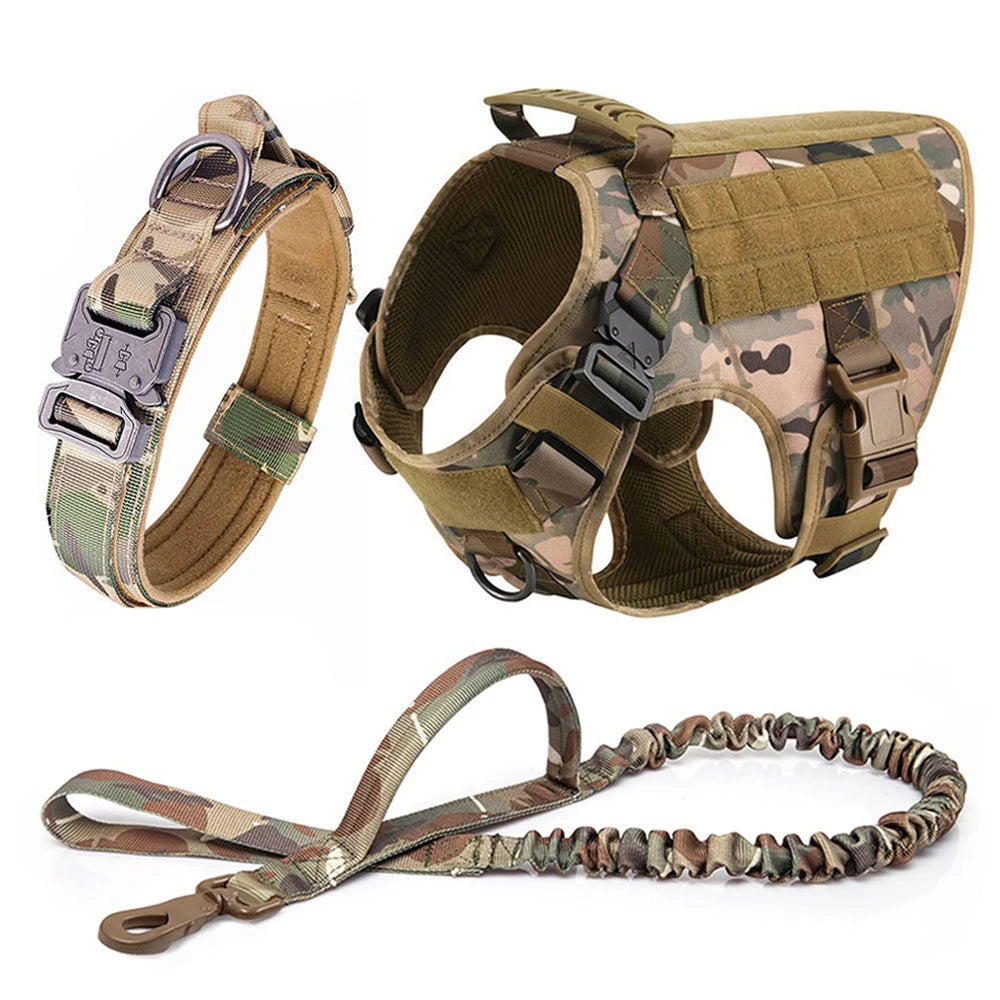 Large Dog Harness And Leash Set For German Shepherds