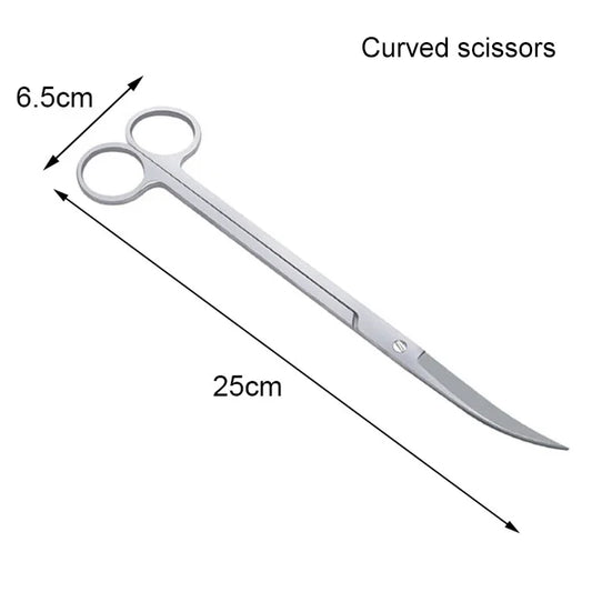 Aquarium Scissors Tweezers Tool for Fish Tank Plants Stainless Steel Cleaning Tools Accessories