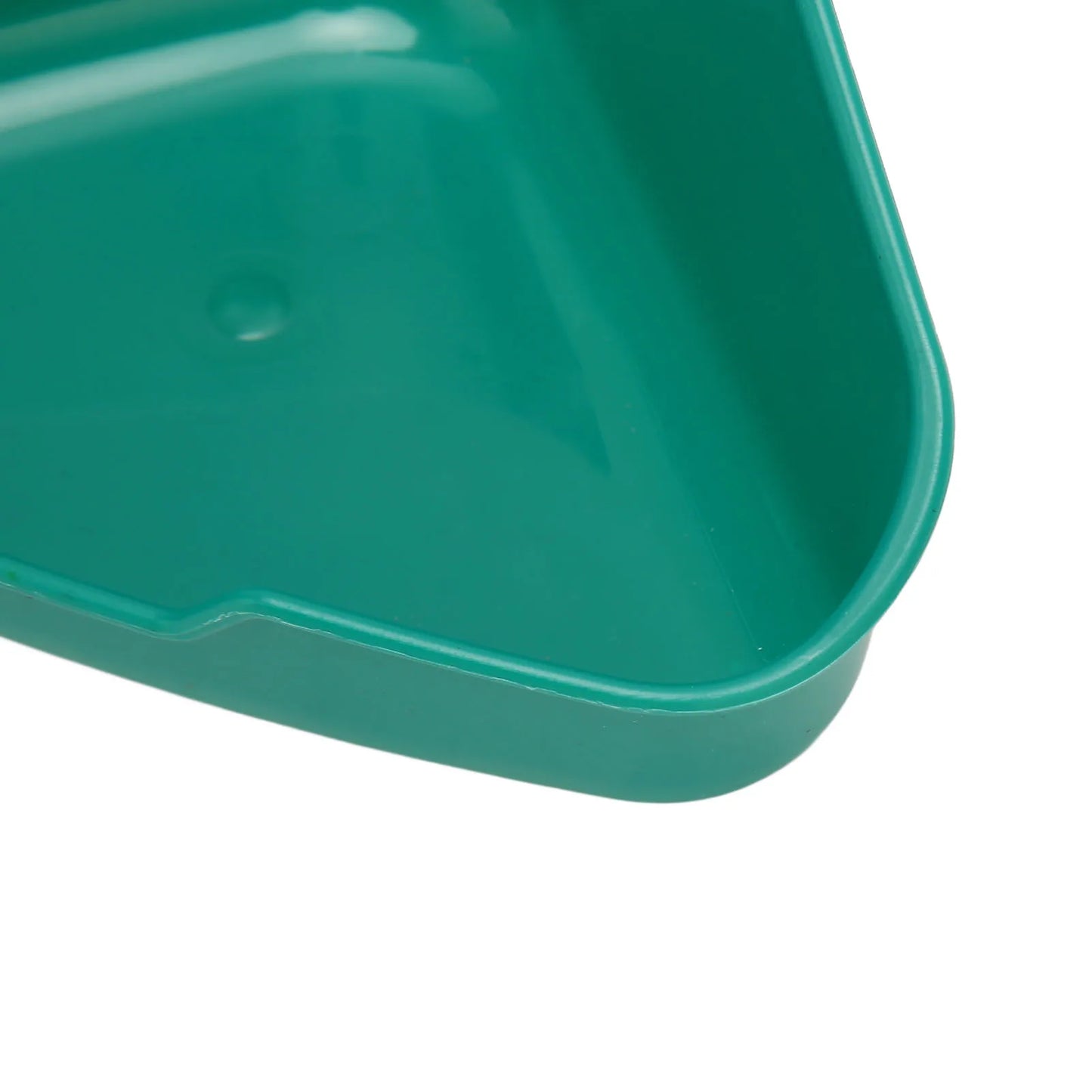 Small Animal Corner Litter Box Reinforced Fanshaped Easy to Clean Prevent Splash for Rabbits Chinchillas