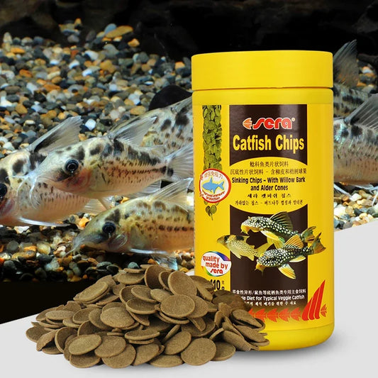 Sera Catfish Chips Benthic Pleco Multi Wafer Bottom Food 110g