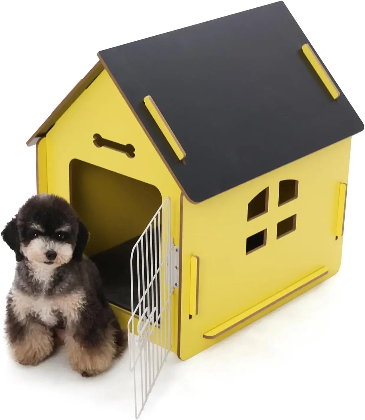 Dog House Indoor for Small Dogs or Cats Cozy Wooden Design Small Indoor Bed House