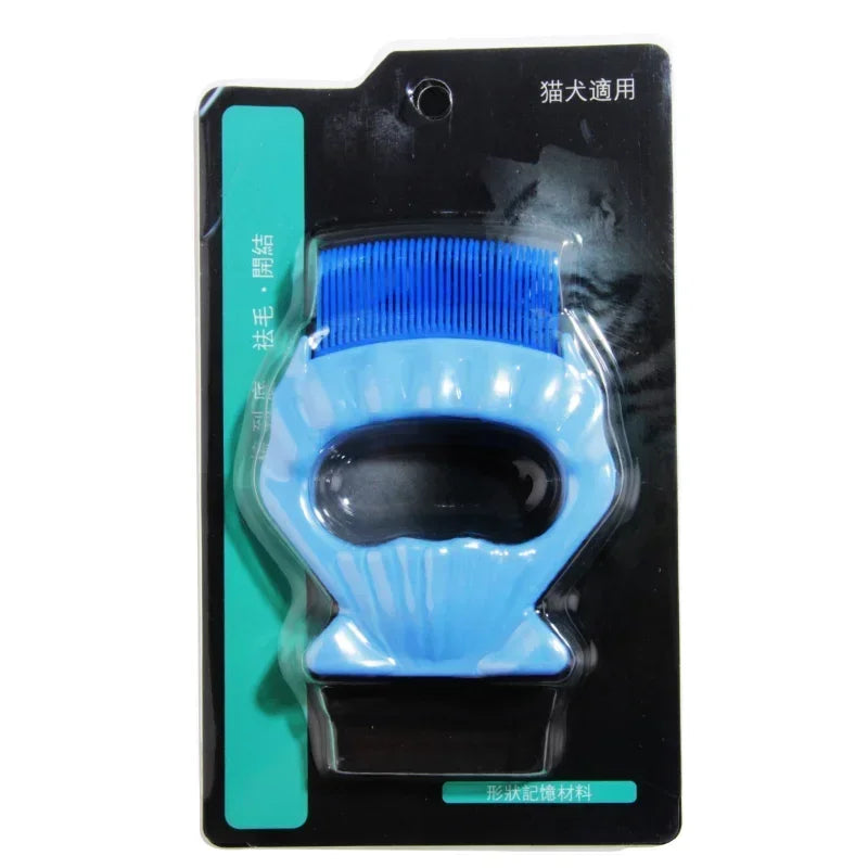 Pet Cat Comb Dog Cat Beauty Cleaning Tools Spa Shampoo Open Knot Comb Two Colors Compact Easy to Carry Cleaning Tools