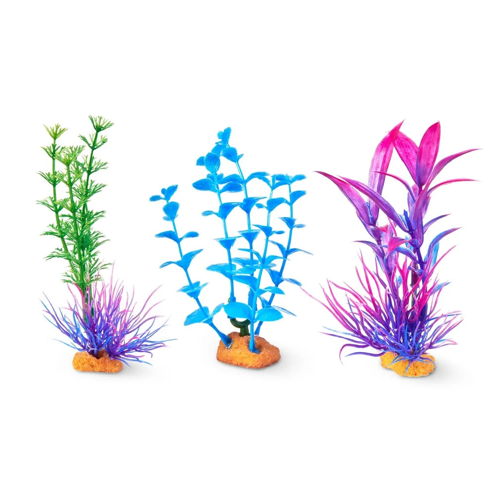 Aquarium Plant Value Pack 4 Inch Artificial Silicone Plants